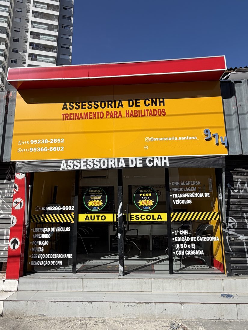 Fachada da MB Auto Escola Premium